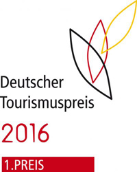 Deutscher Tourismuspreis 20161. Platz und 1. Platz Publikumspreis