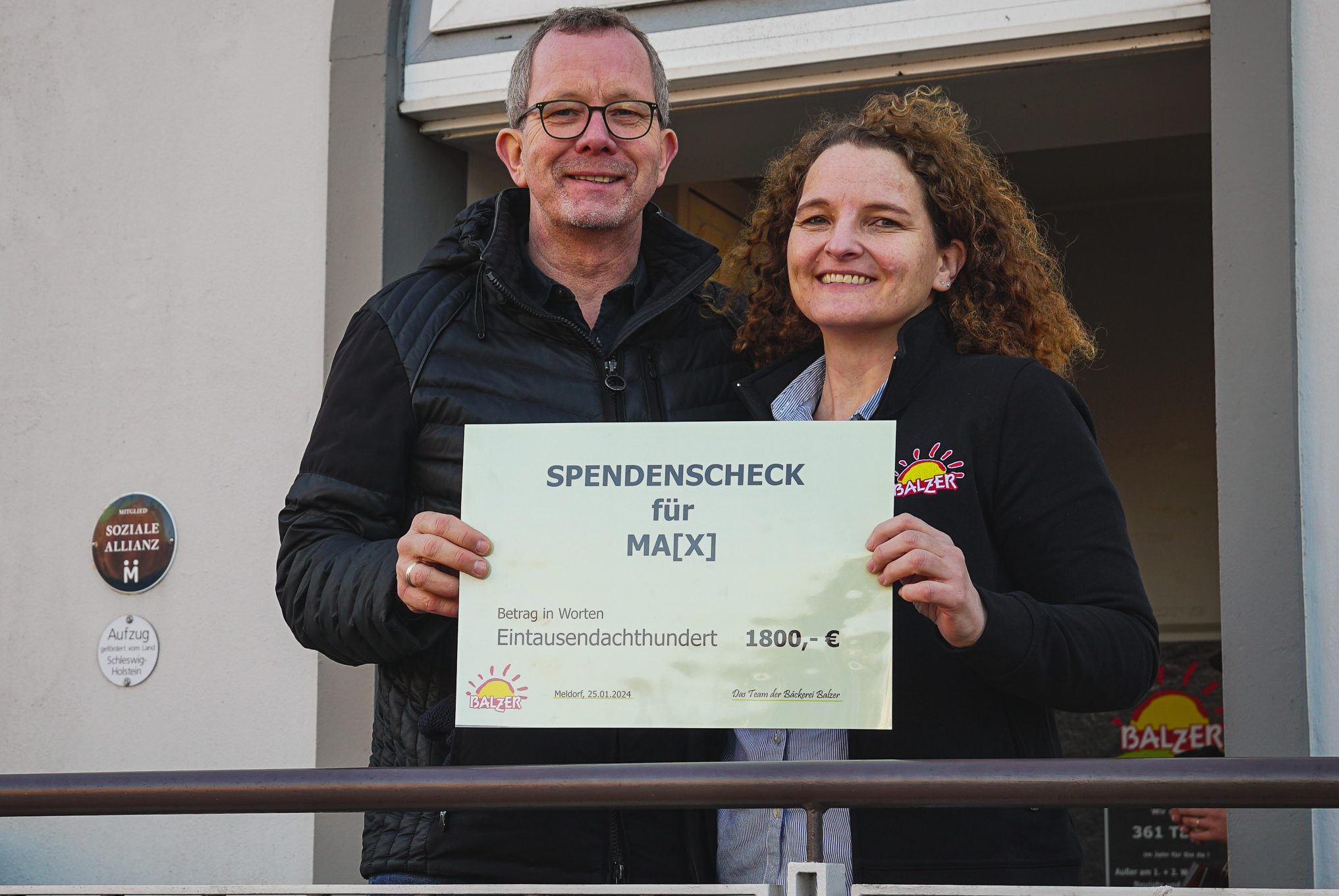 Bäckerei Balzer unterstützt Max mit großzügiger Spende