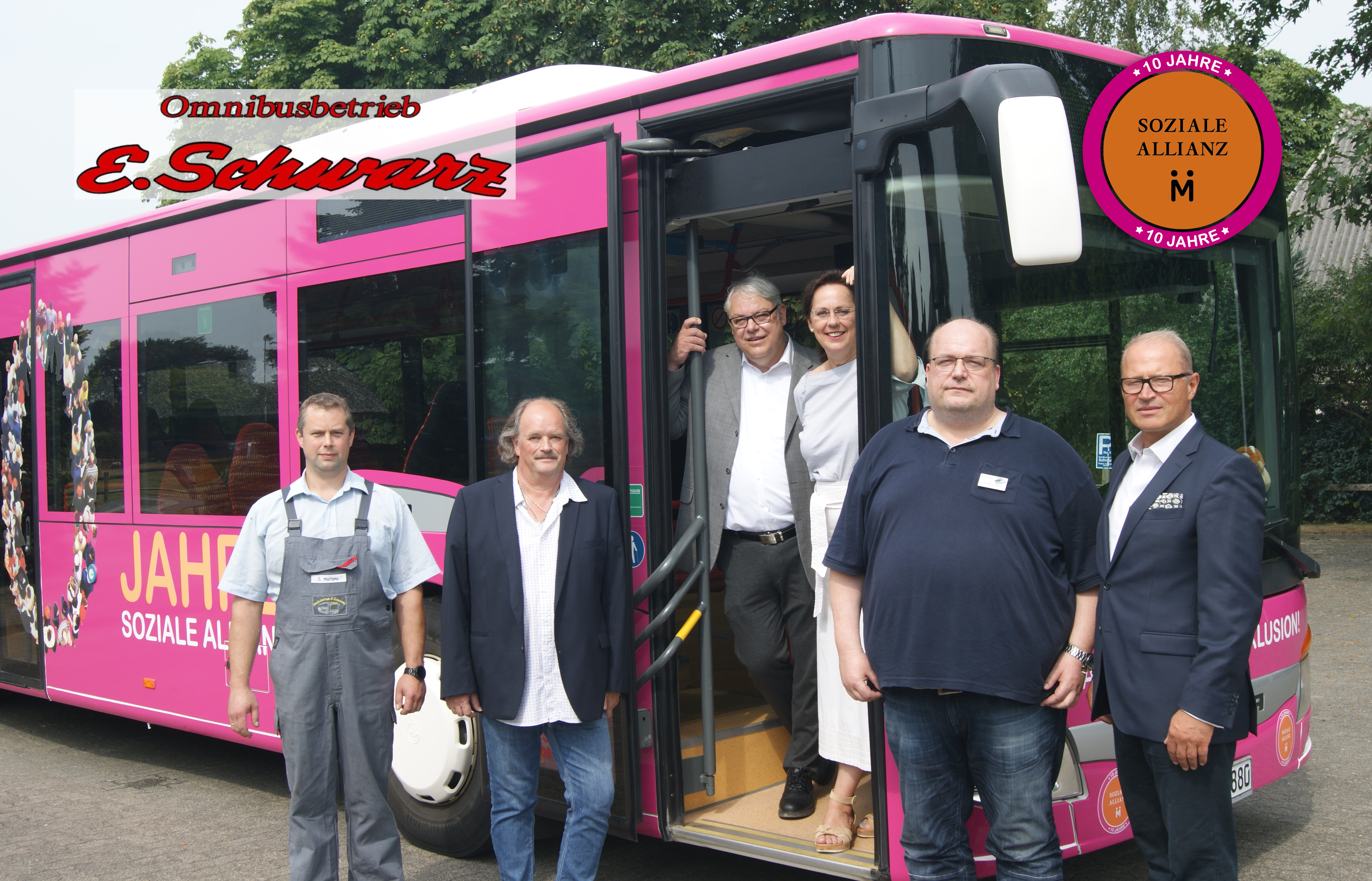 Omnibusbetrieb E. Schwarz neues Mitglied Soziale Allianz