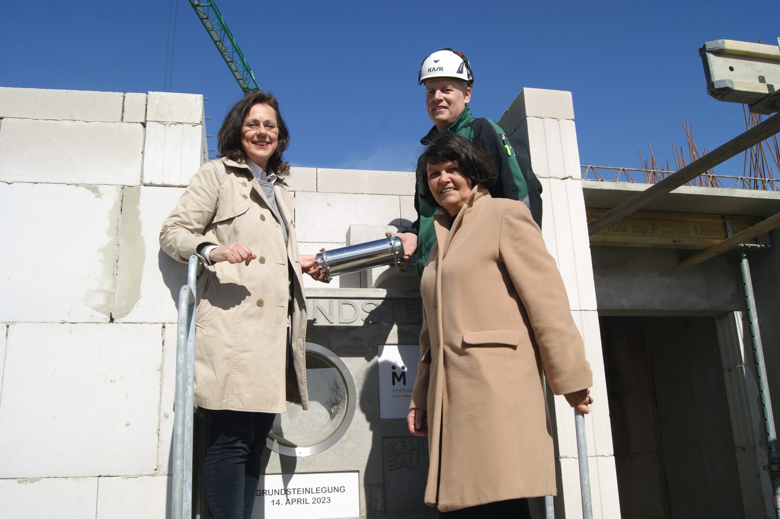 Endlich Wohnraum – Grundsteinlegung Kampstraße