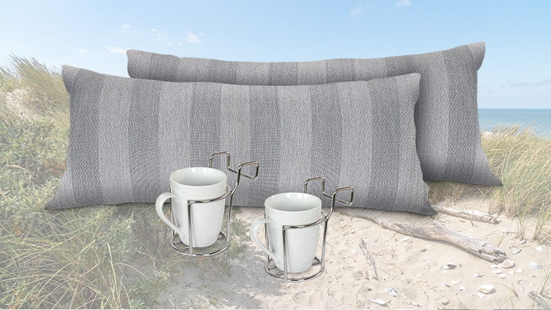 Schlafstrandkorb der Stiftung Mensch